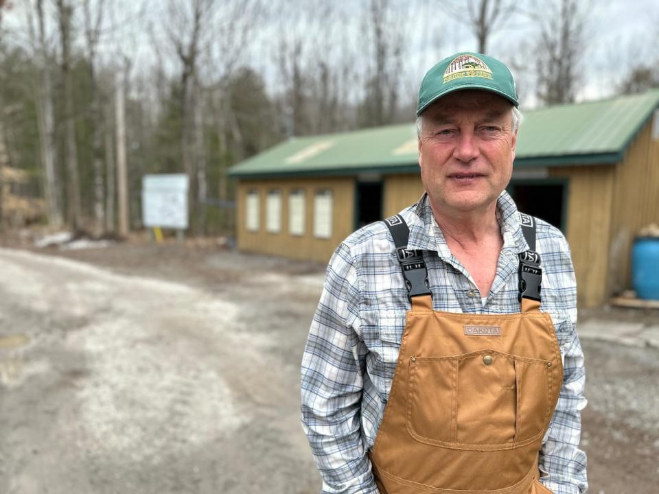 Jamie Fortune said he looks forward to the tower going into service so that his sugarbush visitors can share pictures and find their way out of woods.