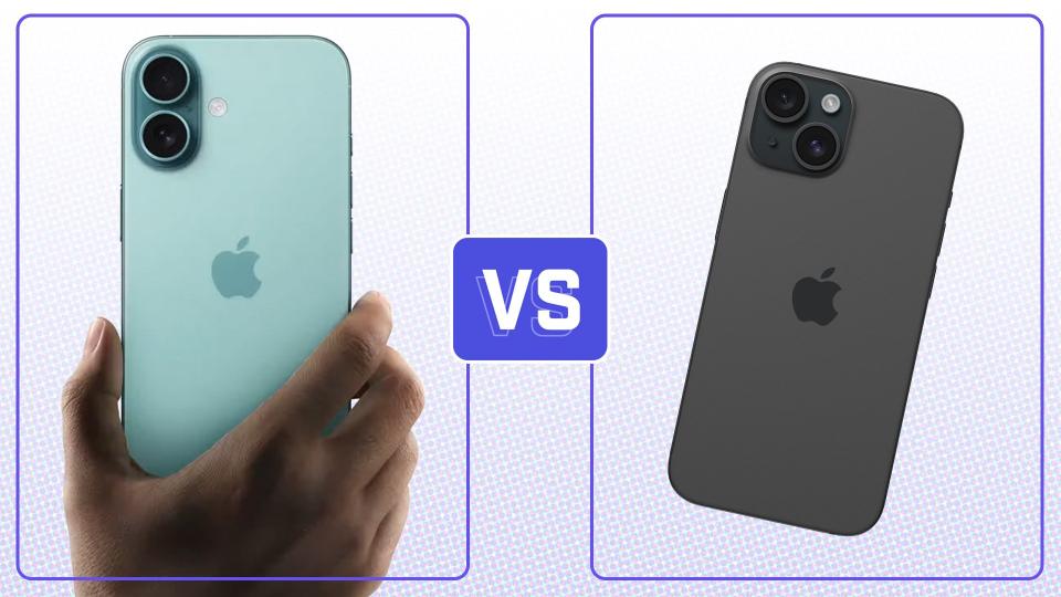 iPhone 16 vs. iPhone 15 versus image