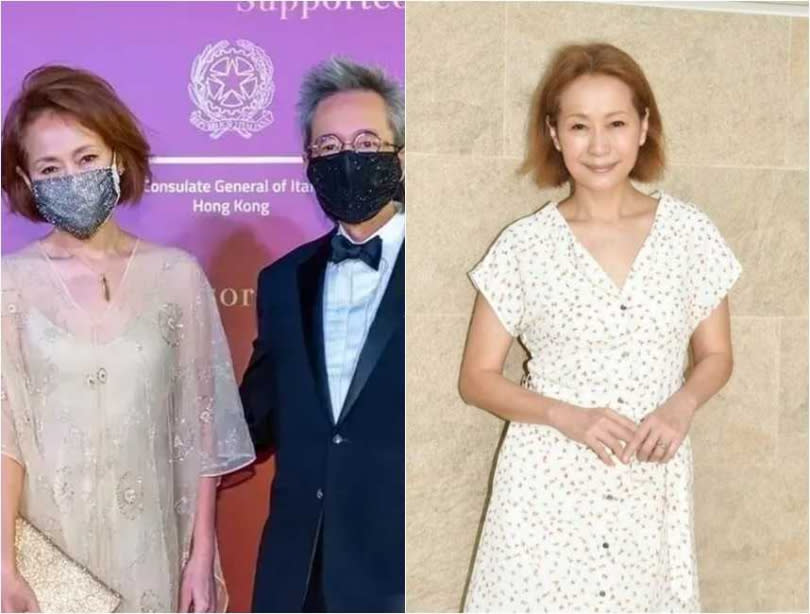 早年以女扮男裝反串飾演許仙的港星葉童，今年57歲的她，被拍到模樣明顯變老，引發粉絲議論。（圖／翻攝微博）