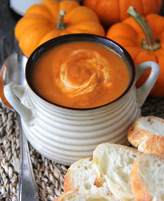 Roasted Tomato and Pumpkin Soup