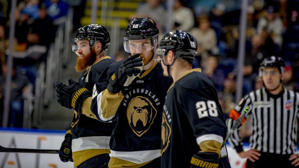 The Growlers finished the year with 98 points atop the North Division.  (Newfoundland Growlers/Twitter - image credit)