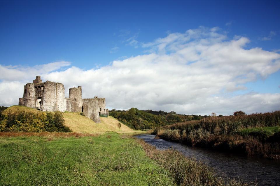 Kidwelly Castle in Carmarthenshire was a Norman stronghold, dating back to the 12th century (Getty Images)