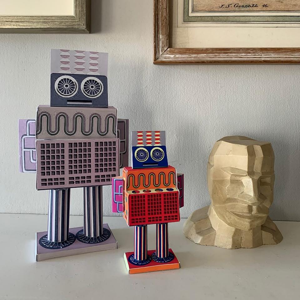 The Pallant House Gallery has a guide to making your own Paolozzi-inspired robot