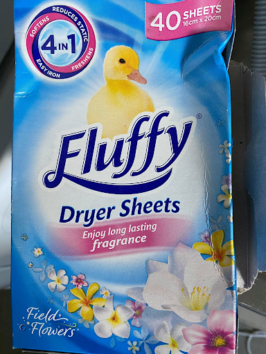 Fluffy Dryer sheets