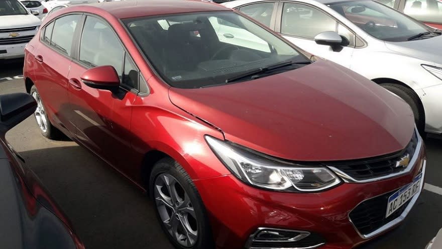 Chevrolet Cruze: un parabrisas sale $39.000 promedio.