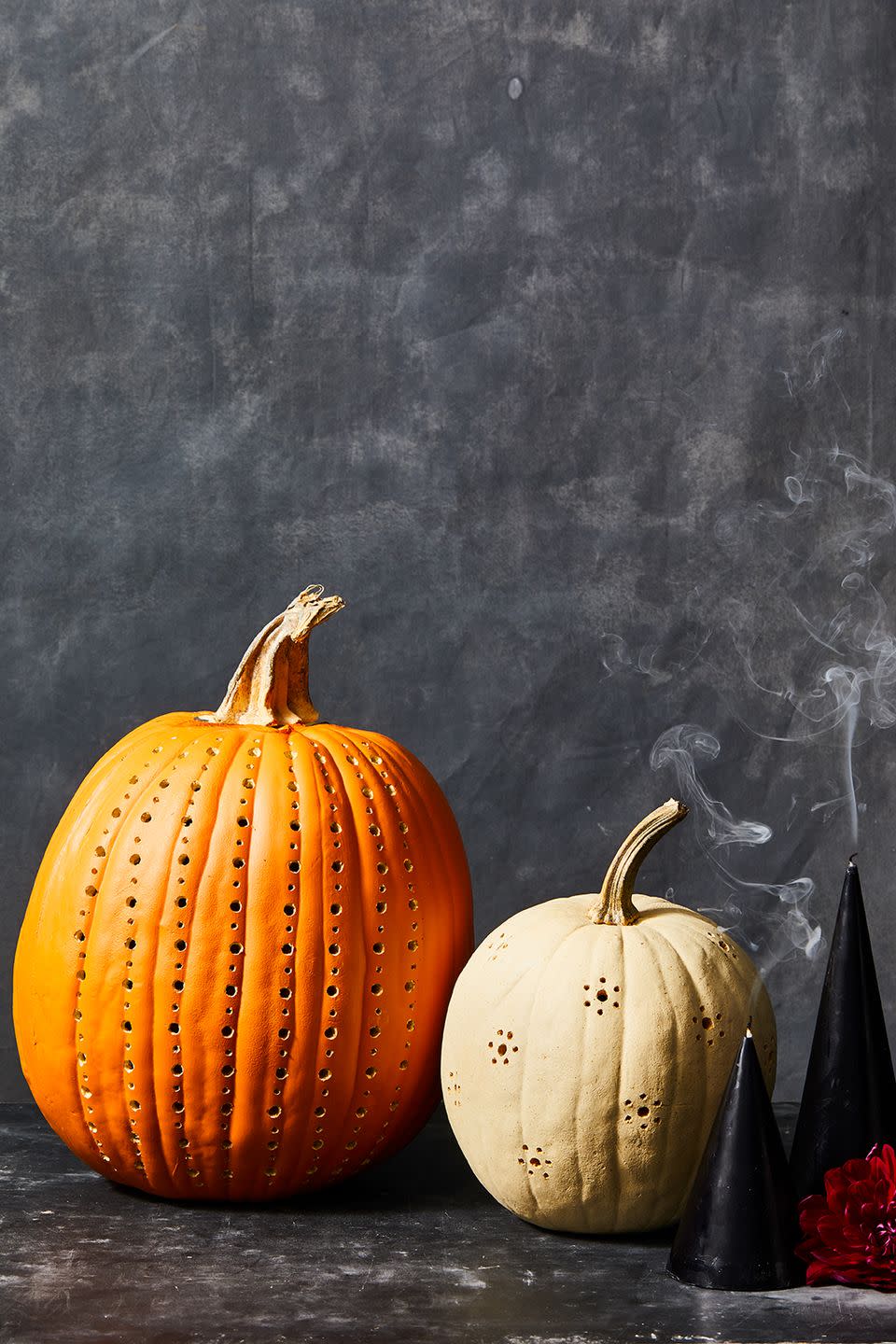 Drilled Pattern Pumpkin