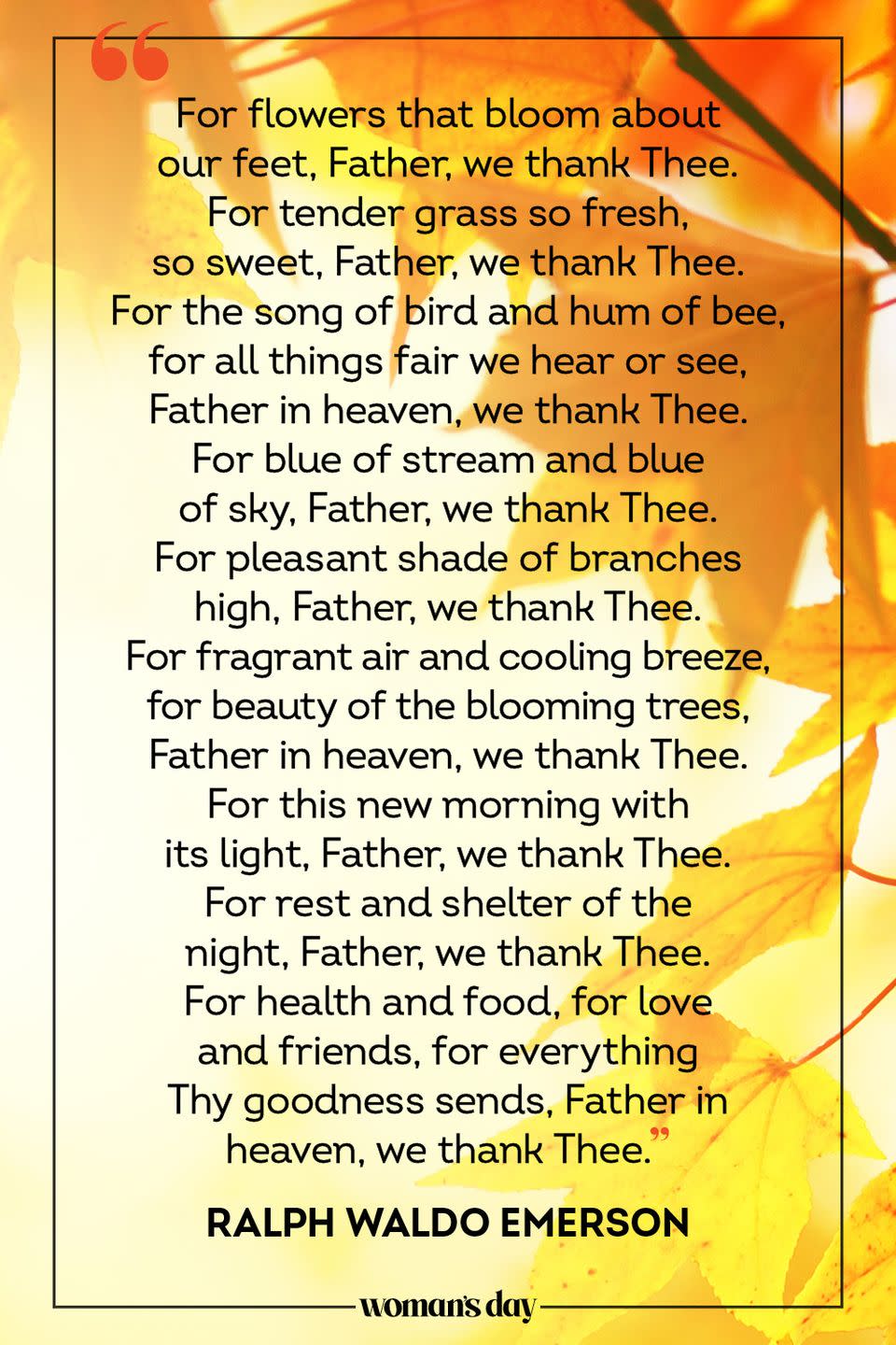 Nondenominational Thanksgiving Blessing