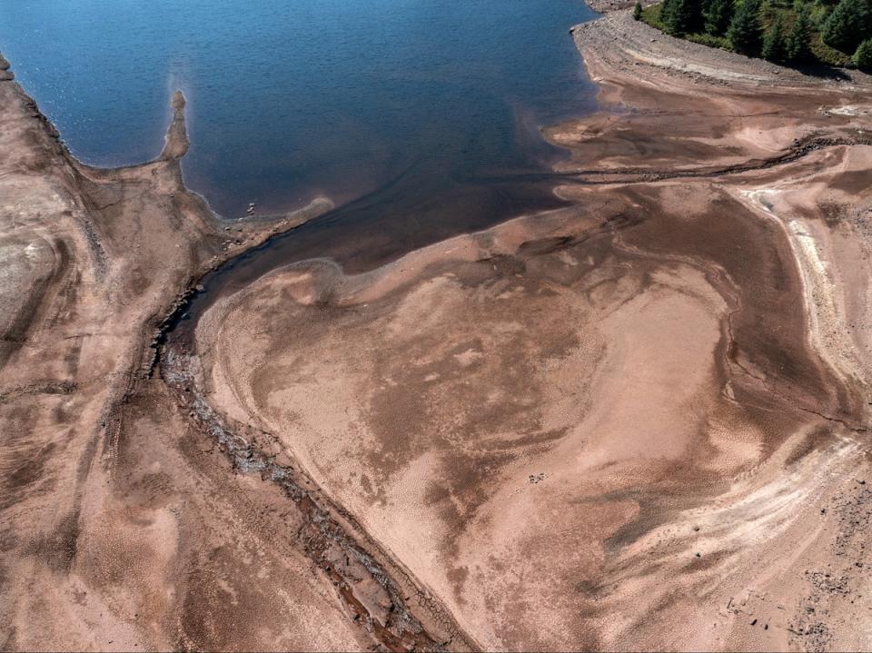 Reservoirs and rivers have been placed under strain by the recent hot spell and prolonged dry weather, authorities say (Getty Images)