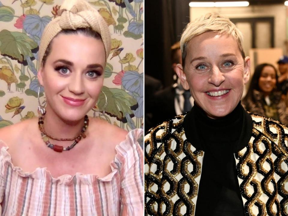 Katy Perry and Ellen DeGeneres: Frazer Harrison/Getty Images