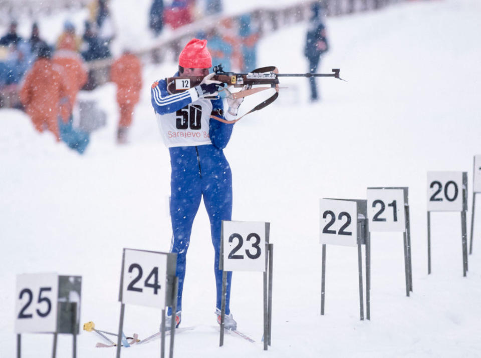 If you like sports that require military-like precision and competition, then you'll be leading the charge to get military patrol back.What is it: This event is a team sport that combines cross-country skiing, ski mountaineering, and rifle shooting.Why it was removed: Military patrol was an official medal sport at the first ever Winter Olympics in 1924 and was reintroduced as a demonstration event in 1928, 1936, and 1948. Military patrol isn't widely practiced anymore, and elements of the event have been incorporated into other Olympic sports.