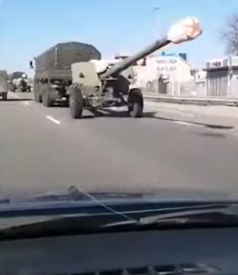 俄羅斯軍隊集結畫面。（圖／翻攝自BignNews YouTube）