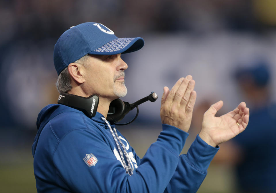 The Indianapolis Colts fired head coach Chuck Pagano after six seasons, but his bond with the city runs much deeper than football. (AP)