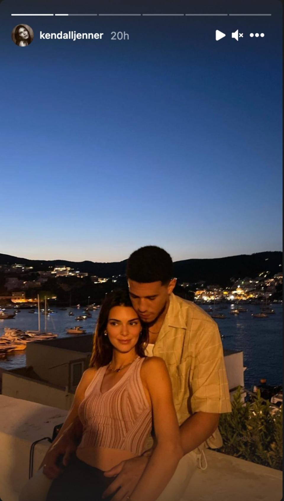 Kendall Jenner and Devin Booker