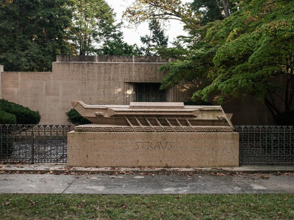 The Straus family mausoleum at Woodlawn Cemetery in Bronx in New York City