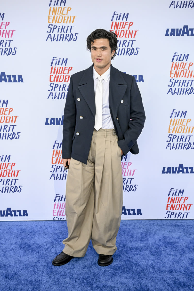 Charles Melton at the 2024 Film Independent Spirit Awards held at the Santa Monica Pier on February 25, 2024 in Santa Monica, California.