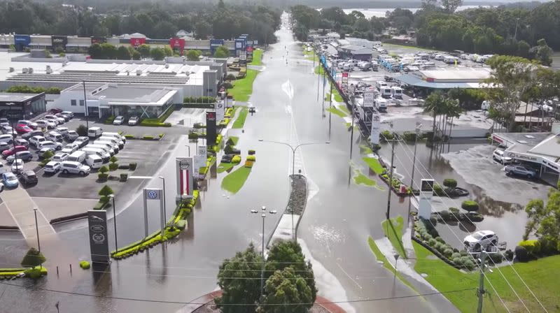 AUSTRALIE: PLUIES DILUVIENNES DANS LA RÉGION DE SYDNEY, LES PIRES DEPUIS 50 ANS