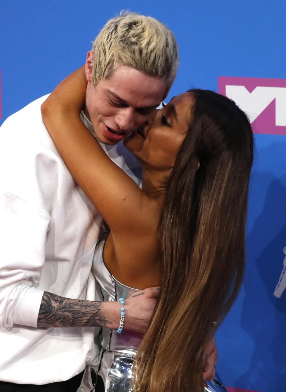 Whirlwind: Pete Davidson and Ariana Grande (Reuters)