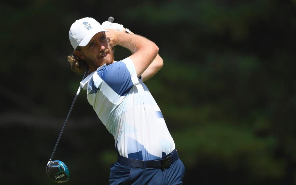 Tommy Fleetwood of Britain in action - Reuters