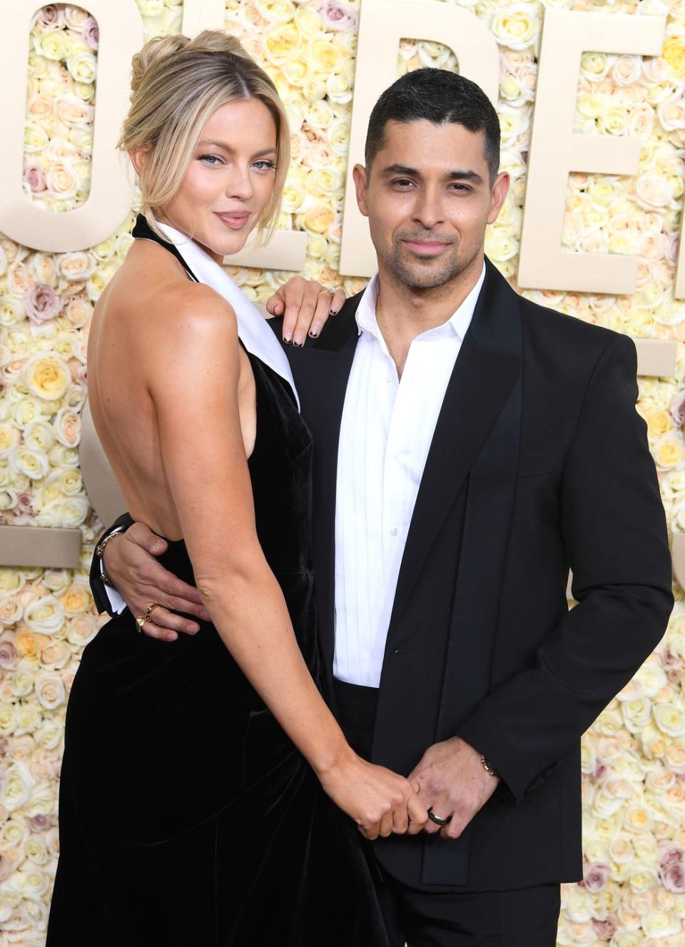 golden globes 2024 wilmer valderrama fiancee amanda pacheco