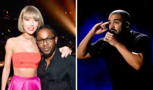 Taylor swift at center of Kendrik lamar anf drake feud