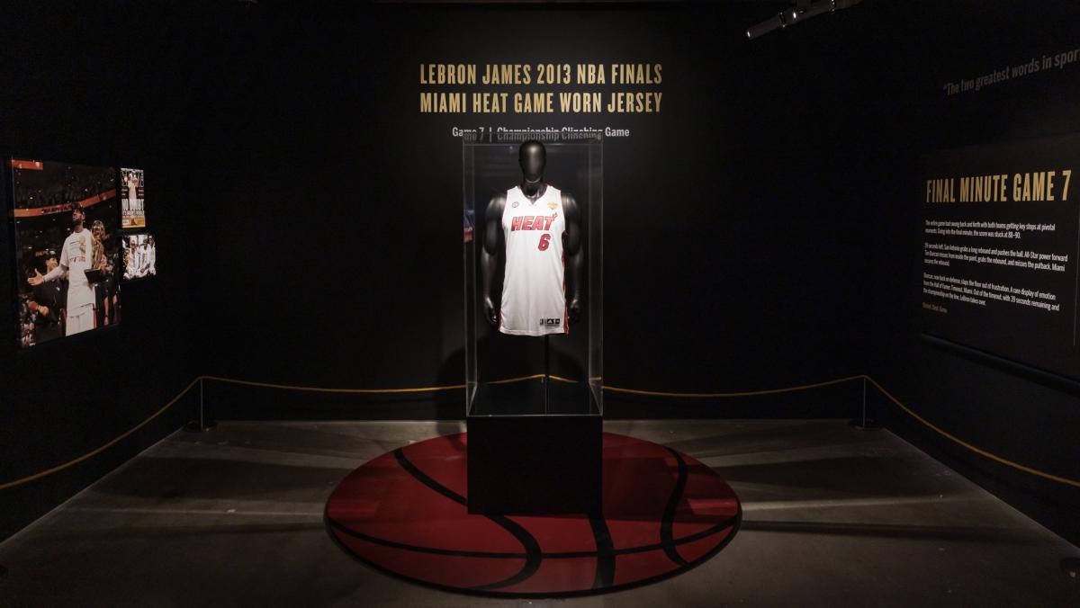 Camiseta de LeBron James en las finales de la NBA del 2013 con