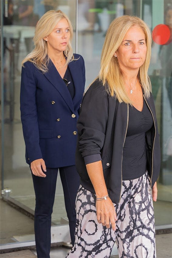 Arantxa Sanchez Vicario saliendo de los juzgados de Barcelona el pasado mes de septiembre