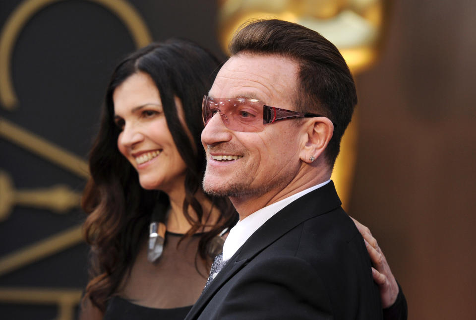 Bono und seine Frau Ali machen nicht nur auf roten Teppichen seit 40 Jahren gemeinsam eine gute Figur. 