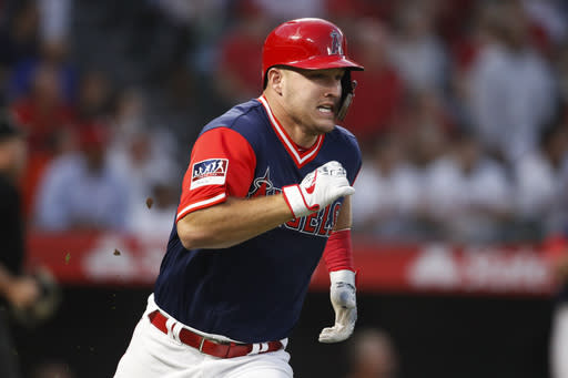 A still-grieving Mike Trout returns to Angels and honors late  brother-in-law - The Athletic