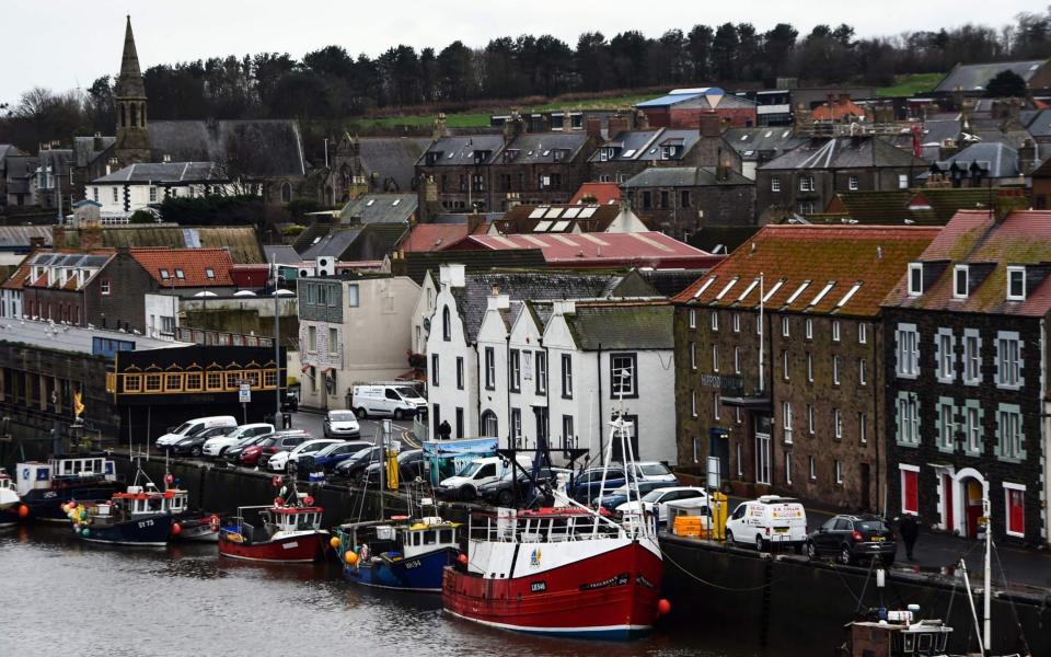 The £100m has been promised to modernise the fishing fleet - ANDY BUCHANAN/AFP