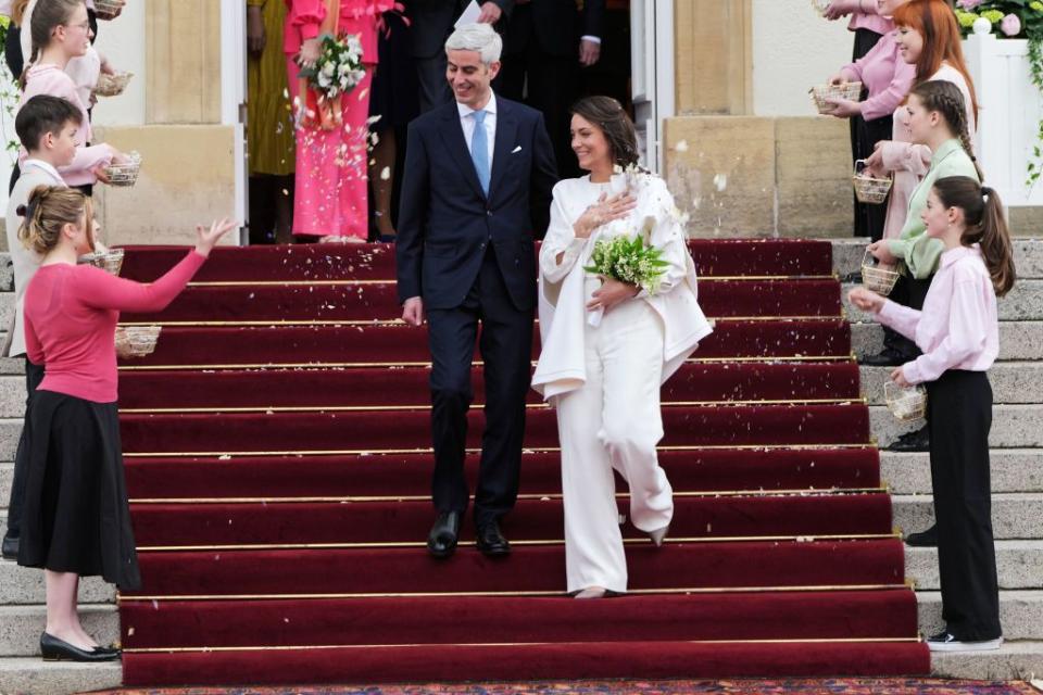 civil wedding of her royal highness alexandra of luxembourg nicolas bagory at luxembourg city hall