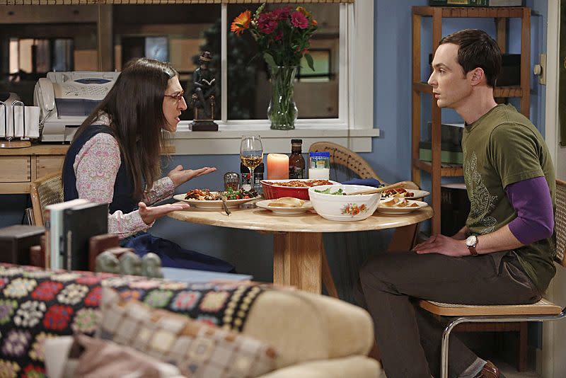 <p>Amy Farrah Fowler: "Are you honestly comparing going to Thanksgiving dinner at Mrs. Wolowitz's house to one of the worst tragedies in human history?"</p><p>Sheldon Cooper: "Yes."</p>