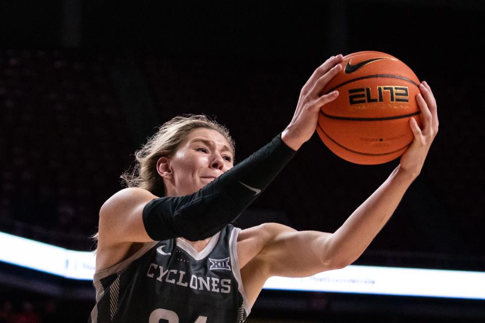 Iowa State's Ashley Joens led her team with 17 points in a win over Villanova on Sunday.