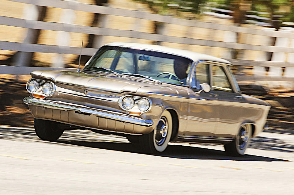 <p><strong>Legend:</strong> Unlike any other mainstream American car, the Corvair had a rear-mounted, air-cooled, <strong>flat-six</strong> engine, and in that respect was very similar to the <strong>Porsche 911</strong>. In addition to this daring layout, it had very influential styling – several smaller European cars of the 1960s looked like pocket-sized versions of the Corvair. And despite problems related below, it shifted <strong>1.8 million</strong> examples in total.</p><p><strong>Lemon:</strong> The swing-axle rear suspension of the first-generation Corvair was a bad match for the rear-heavy weight distribution. The car was slammed by <strong>Ralph Nader</strong> in his 1965 book <em>Unsafe at Any Speed</em>. A later investigation by the National Highway Traffic Safety Administration concluded that it wasn’t as bad as Nader said it was. In any case, by the time the book was published the second-generation Corvair was already on sale, with completely different rear suspension which improved it greatly. However, sales never recovered after the Corvair had become, rather unfairly, the poster child for unsafe American cars.</p><p><strong>Verdict:</strong> Tie</p>