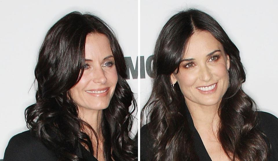 Courteney Cox und Demi Moore