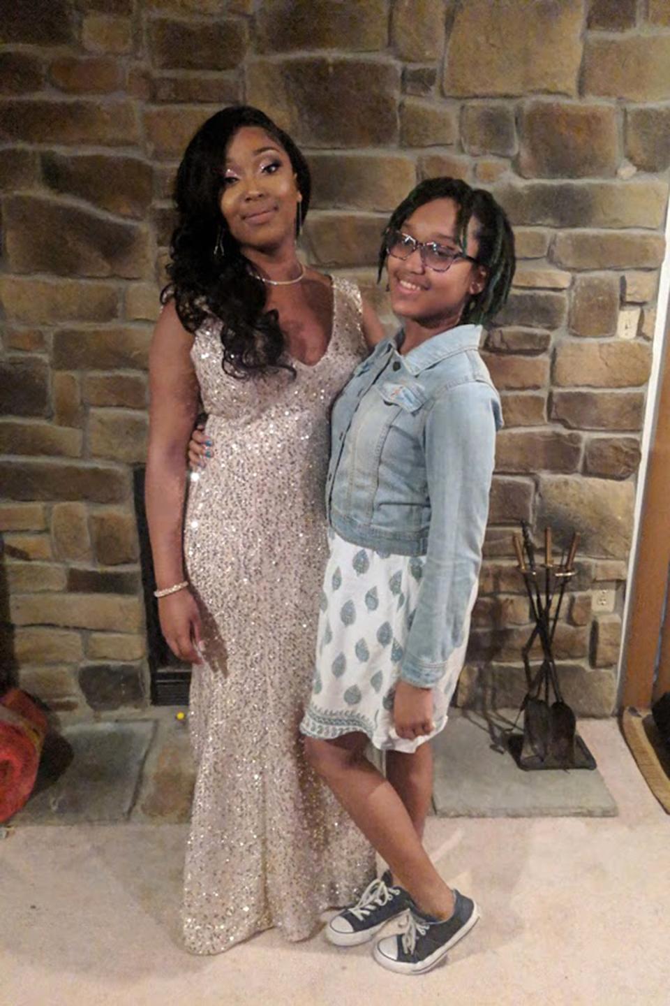 Courtney Lewis Makes Custom Prom Dress for Big Sister
