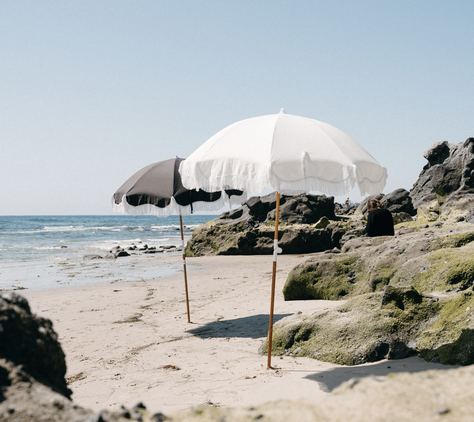 These Fancy-Looking Beach Umbrellas Are Almost as Cute as Your ‘Kini