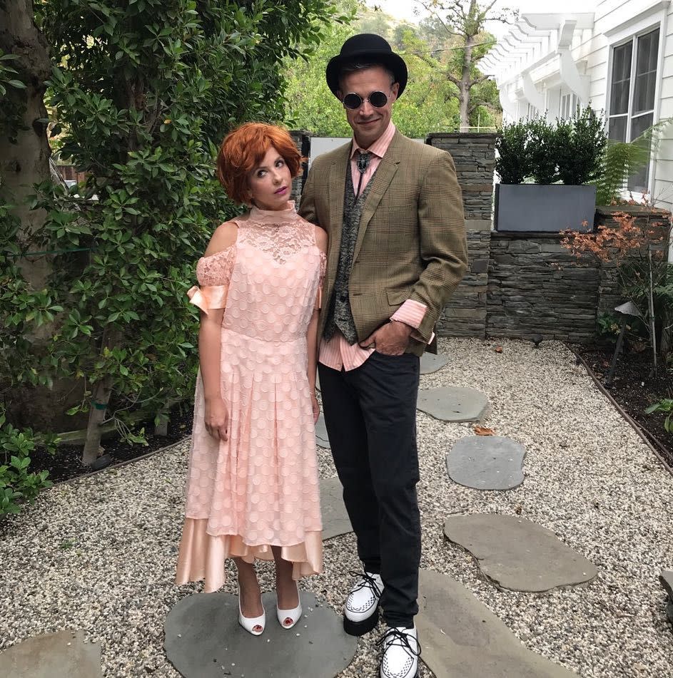 <p>Though the<em> Pretty In Pink</em> characters didn't get together in the end, the real-life couple shows just how cute Andie and Duckie could have been with these throwback costumes. <br></p>