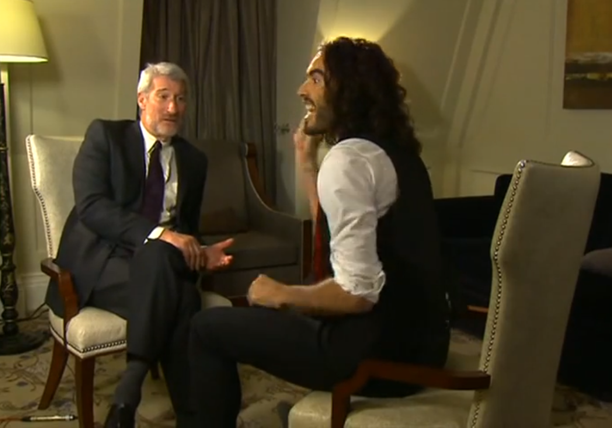 Jeremy Paxman interviews Russell Brand for ‘Newsnight’ (BBC)