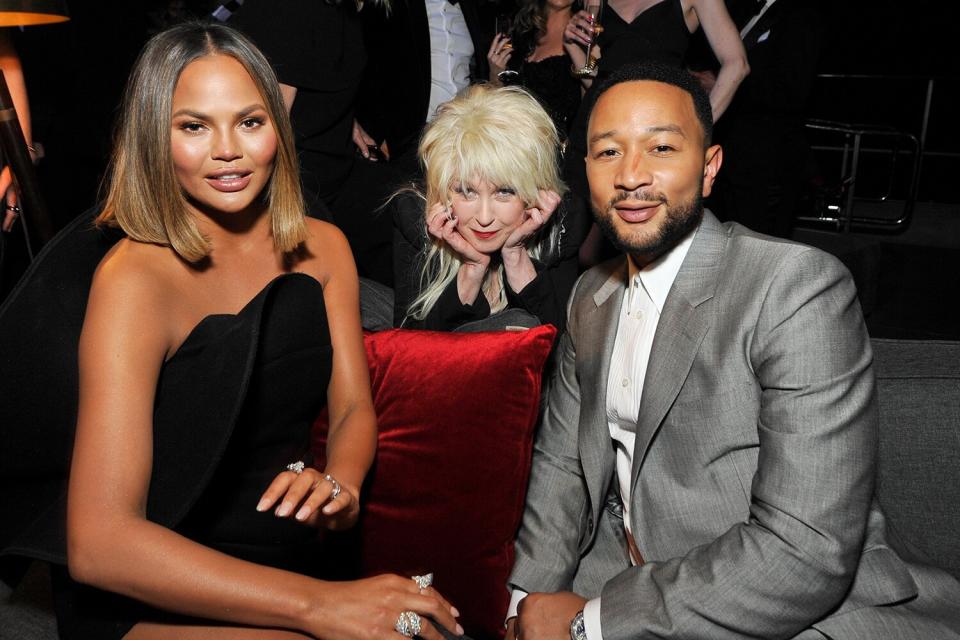 Chrissy Teigen, Cyndi Lauper & John Legend