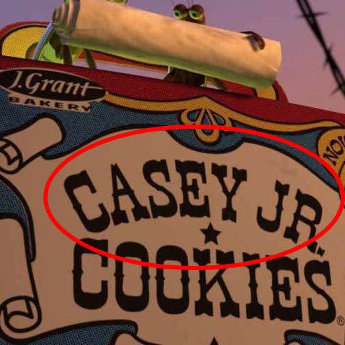 Pixar Easter Eggs - Casey Jr