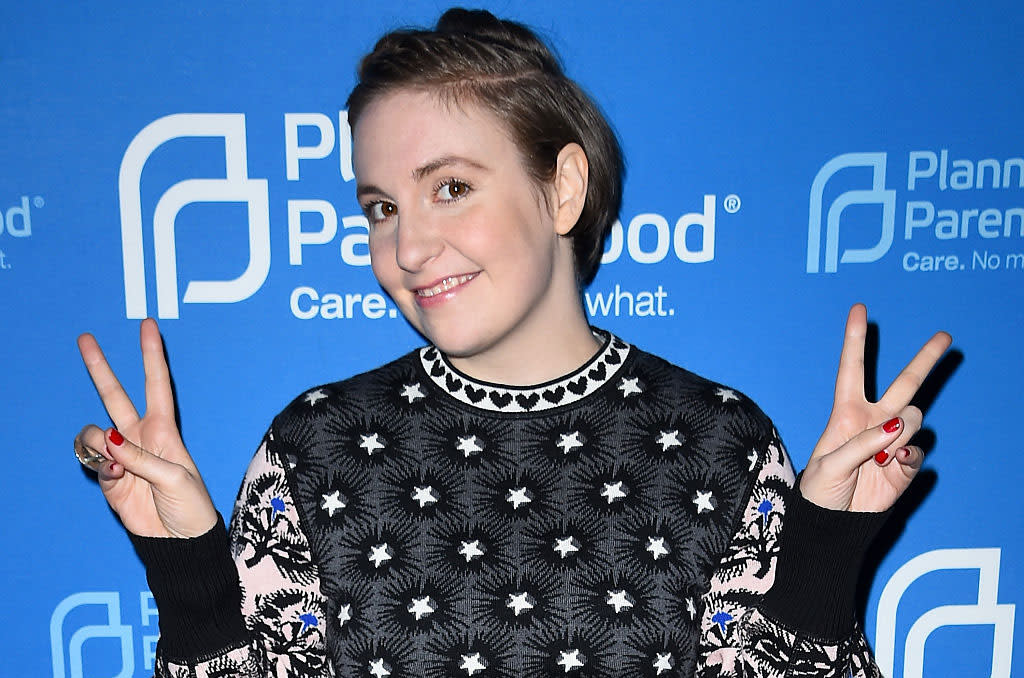 3. Lena Dunham's Blue Hair Is the Perfect Summer Look - wide 2