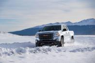 <p>The 2021 GMC Canyon is essentially the more glamorous version of the <a href="https://www.caranddriver.com/chevrolet/colorado" rel="nofollow noopener" target="_blank" data-ylk="slk:Chevy Colorado;elm:context_link;itc:0;sec:content-canvas" class="link ">Chevy Colorado</a>, even though they're largely identical underneath the surface. While these mid-size pickup trucks are hugely popular, they're now facing greater competition from alternatives such as the <a href="https://www.caranddriver.com/ford/ranger" rel="nofollow noopener" target="_blank" data-ylk="slk:Ford Ranger;elm:context_link;itc:0;sec:content-canvas" class="link ">Ford Ranger</a> and <a href="https://www.caranddriver.com/jeep/gladiator" rel="nofollow noopener" target="_blank" data-ylk="slk:Jeep Gladiator;elm:context_link;itc:0;sec:content-canvas" class="link ">Jeep Gladiator</a>. Unlike every other truck in this class, <a href="https://www.caranddriver.com/gmc" rel="nofollow noopener" target="_blank" data-ylk="slk:GMC;elm:context_link;itc:0;sec:content-canvas" class="link ">GMC</a> markets its mid-sizer as a premium pickup, even though its top-of-the-line Denali model fails to meet that expectation. Still, the Canyon can be covered in chrome and fitted with fancy features, such as heated and cooled seats. It's also available with a trio of engines that include a strong V-6 and a torque-rich diesel four-cylinder. As with the Colorado, the Canyon offers a surprisingly refined ride and athletic handling for truck that's not based on a crossover. This allows it to best imitate full-size pickups—such as the <a href="https://www.caranddriver.com/gmc/sierra-1500" rel="nofollow noopener" target="_blank" data-ylk="slk:GMC Sierra 1500;elm:context_link;itc:0;sec:content-canvas" class="link ">GMC Sierra 1500</a>—by way of its tremendous towing and hauling capabilities.</p><p><a class="link " href="https://www.caranddriver.com/gmc/canyon-2021" rel="nofollow noopener" target="_blank" data-ylk="slk:Review, Pricing, and Specs;elm:context_link;itc:0;sec:content-canvas">Review, Pricing, and Specs</a></p>