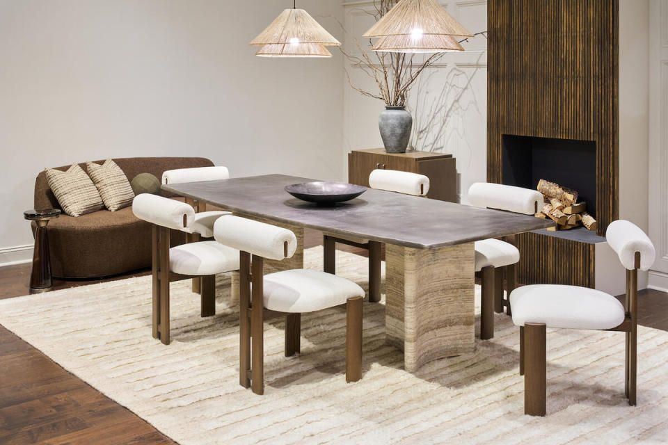 The Flynn rectangle dining table by Vanguard 