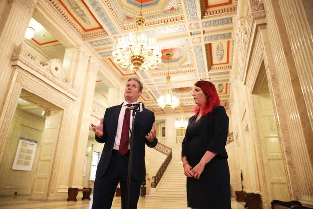 Keir Starmer visit to Belfast