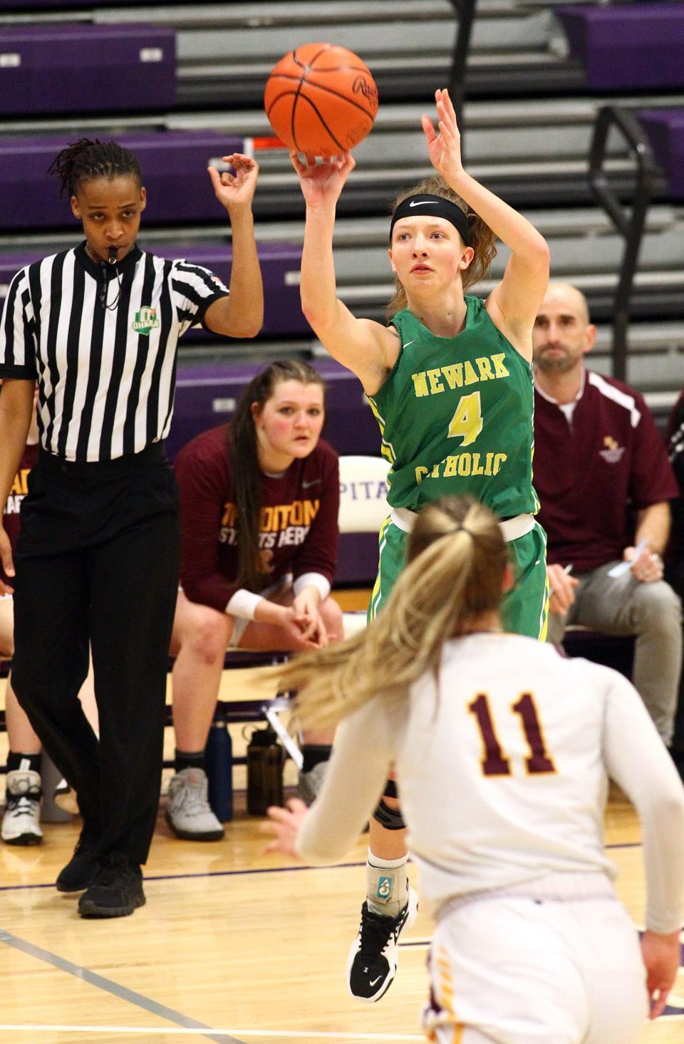 Newark Catholic junior Kylie Gibson is hoping to help the Green Wave defend their LCL-Cardinal championship this season.