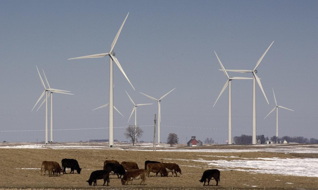 Land for renewable energy projects makes up most foreign landholding in Iowa.