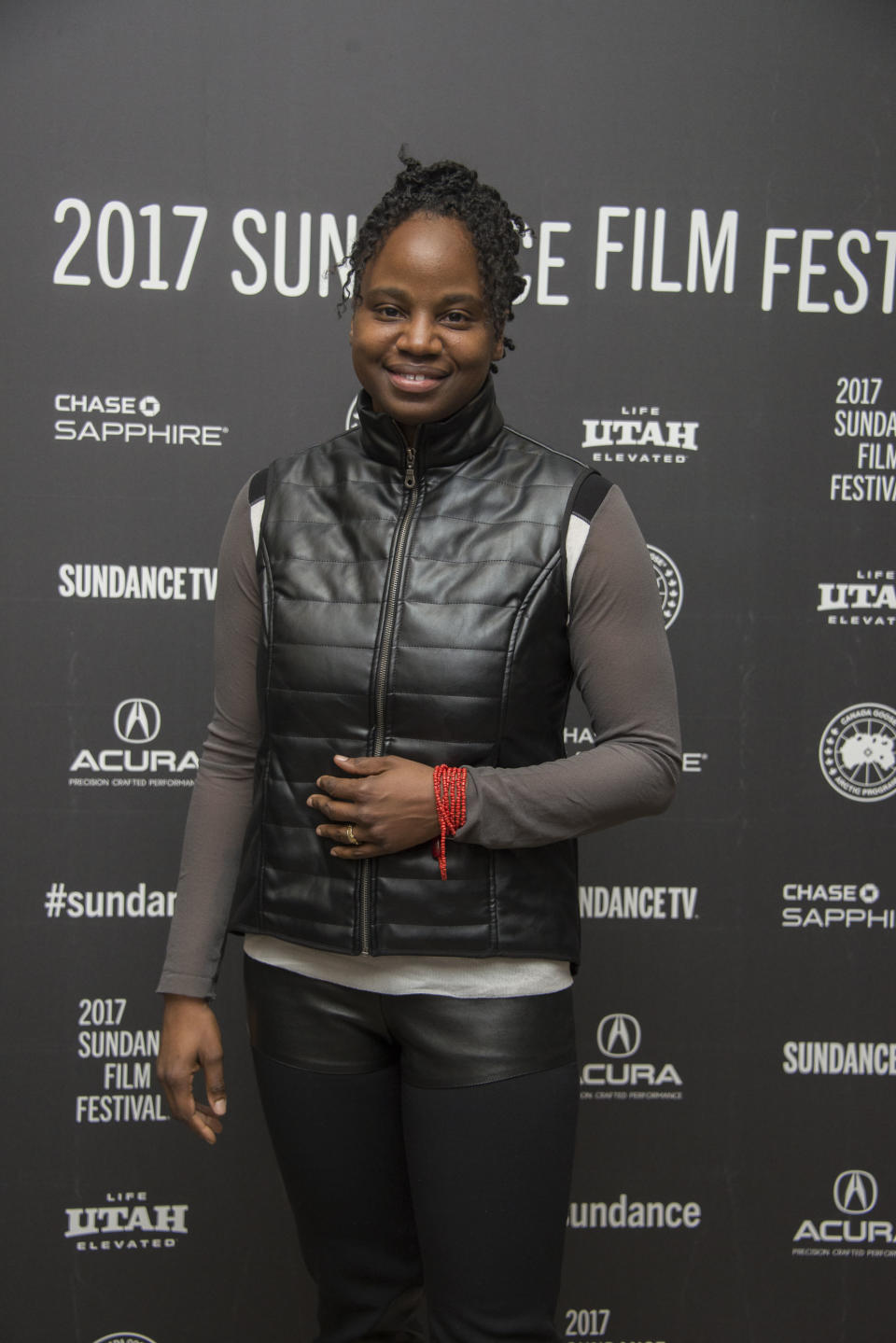 Director Dee Rees poses at the premiere of the film "Mudbound" at the Eccles Theatre during the 2017 Sundance Film Festival on Saturday, Jan. 21, 2017, in Park City, Utah. (Photo by Arthur Mola/Invision/AP)