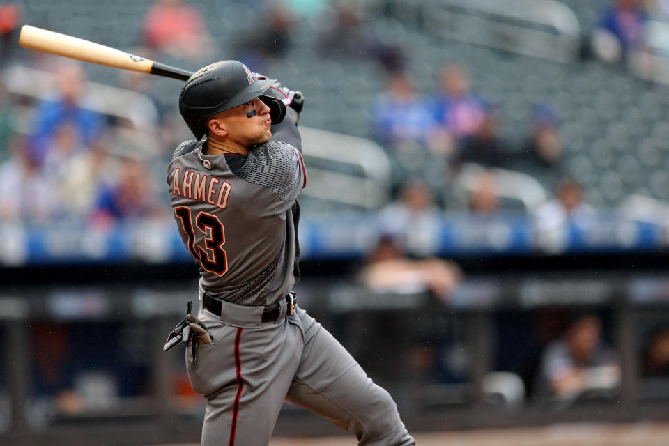 Nick Ahmed  (Photo by Rob Tringali/MLB Photos via Getty Images)