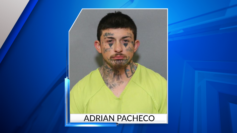 A mugshot of Adrian Pacheco