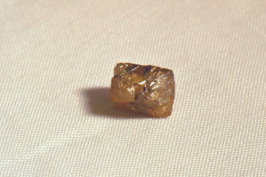 A 3.29-carat brown diamond found at Crater of Diamonds State Park by David Anderson, Murfreesboro, Arkansas, on March 4, 2023. Photo courtesy Arkansas Department of Parks, Heritage and Tourism